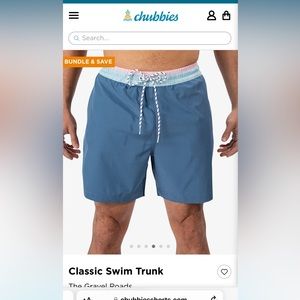 Chubbies the Gravel Roads 5.5’’ Swim Trunks w/ Liner